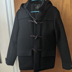 Scotch & Soda Hooded Classic Duffel Coat in Small